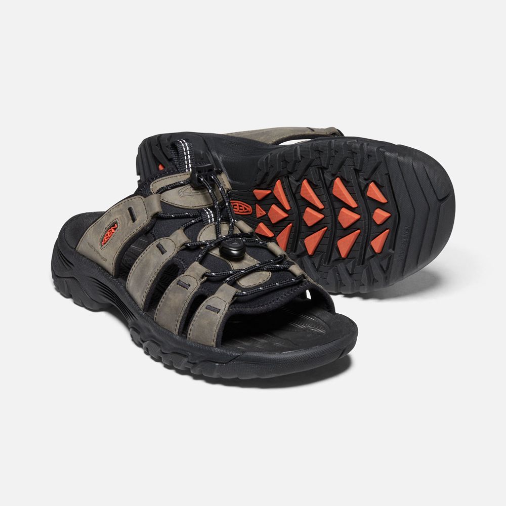 Pantuflas Keen Mexico Negros/Grises - Hombre Targhee Iii Sandal - BE0153487